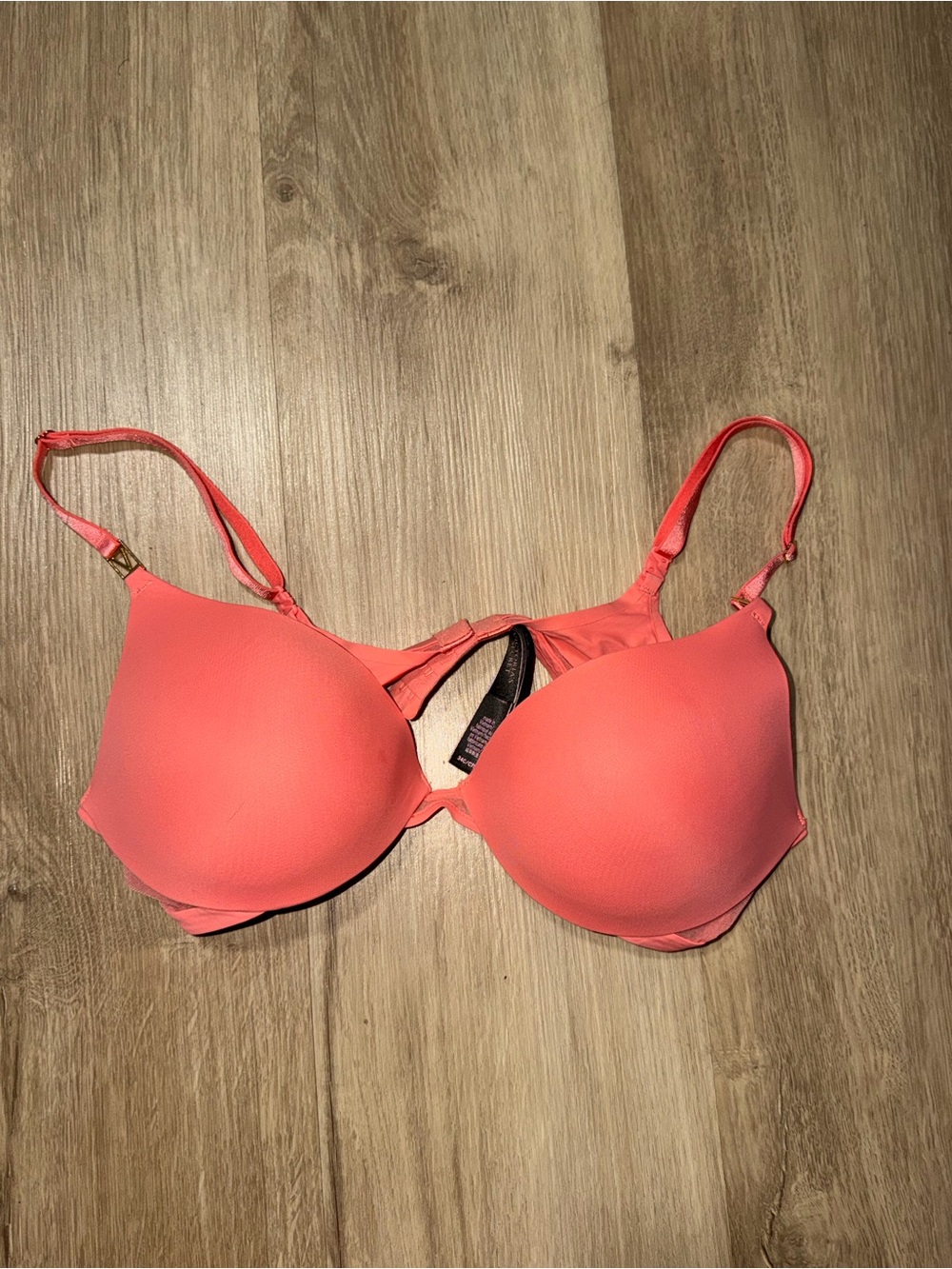 Victoria's Secret Coral/Pink Seamless Lightly Padded Bra
